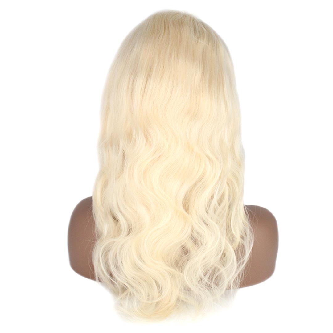 Brazilian blonde wig 18inches 13*4 blonde colour transparent lace 11A