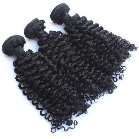 Kinky curly 14inches human hair 11A extensions