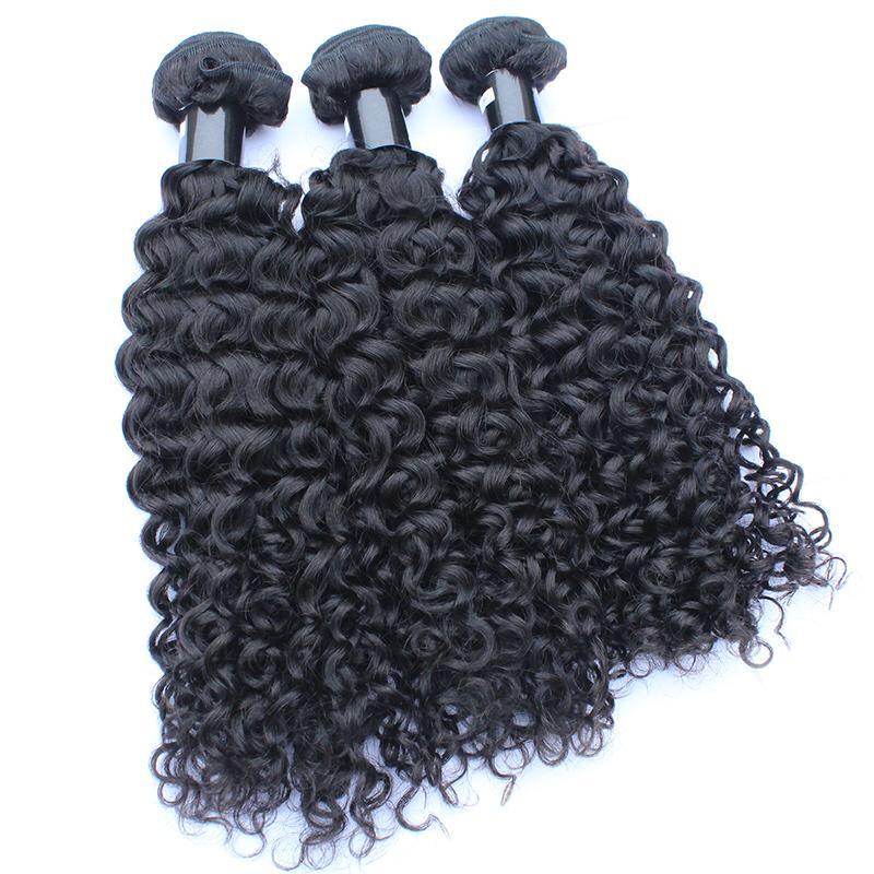 Curly human hair 10inches 11A extensions