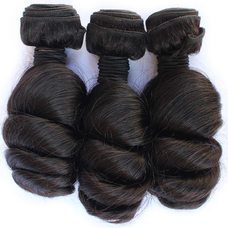 Loose wave human hair 12inches 11A extension s